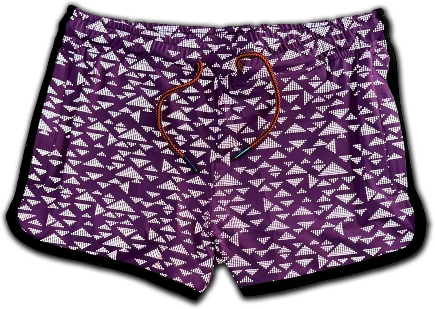 Mens Running Booty Shorts, Zippered Pockets, Rave & Party Short LGBTQ, Gay Rainbow Panda VPL 3 in Inseam Shorts
