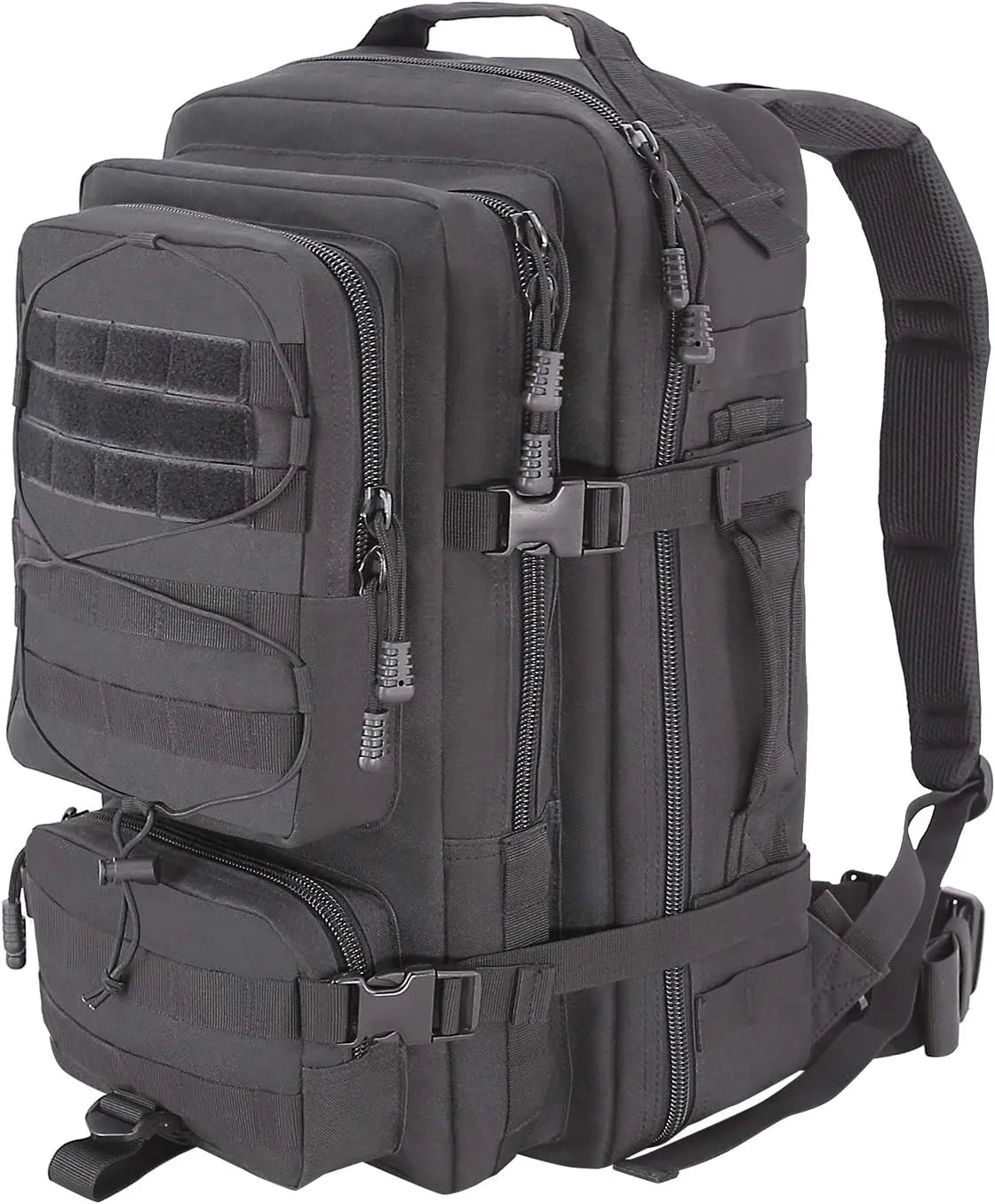 MGFLASHFORCE Military Tactical Backpack Army 3 Day Assault Pack Bug Out Bag Rucksack Outdoor Survival Molle Backpack