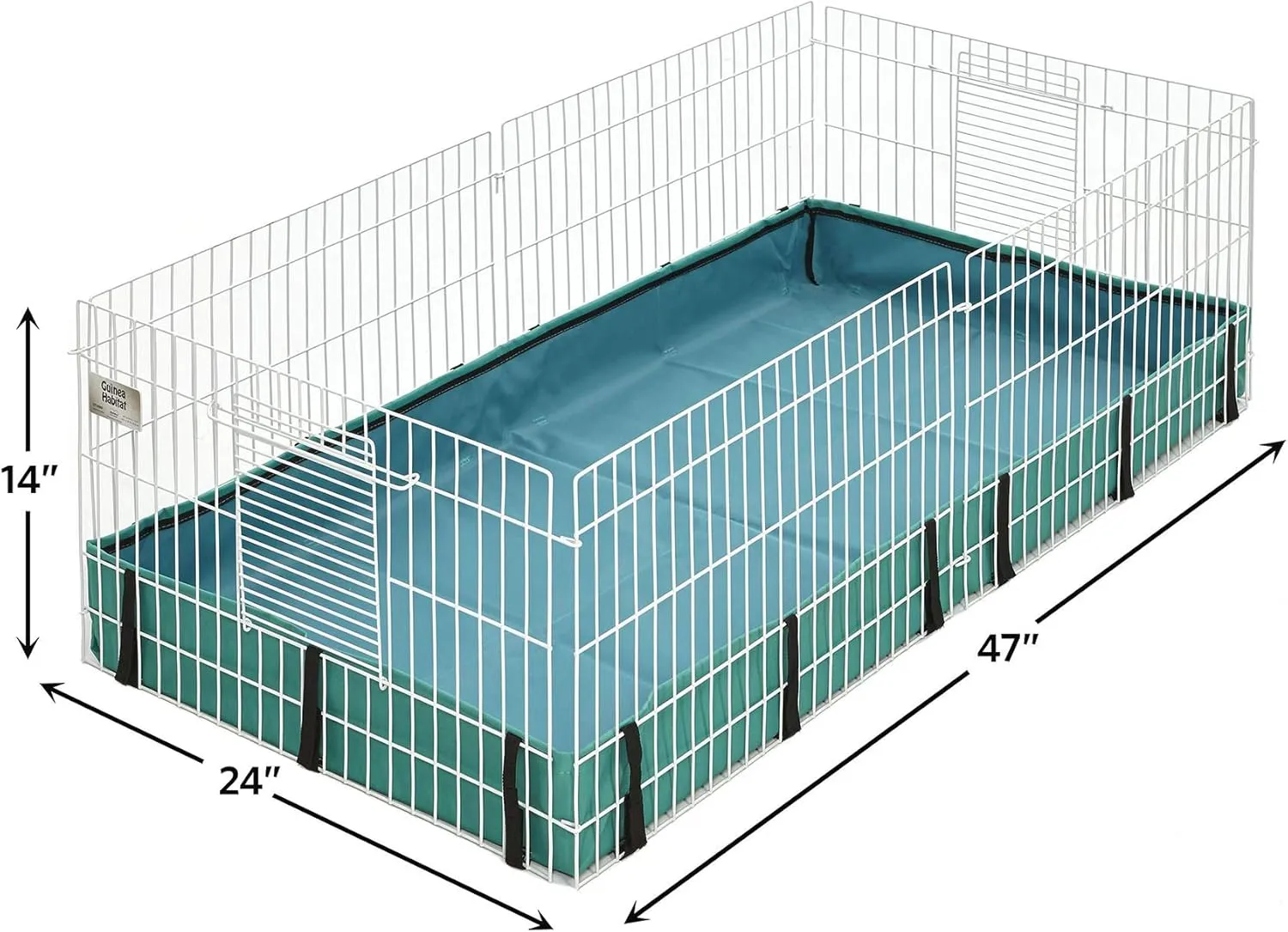 MidWest Homes for Pets Guinea Habitat Guinea Pig Cage by Midwest, 47L x 24W x 14H Inches