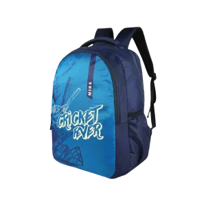 Mike Active Backpack Cricket Theme  - Navy Blue