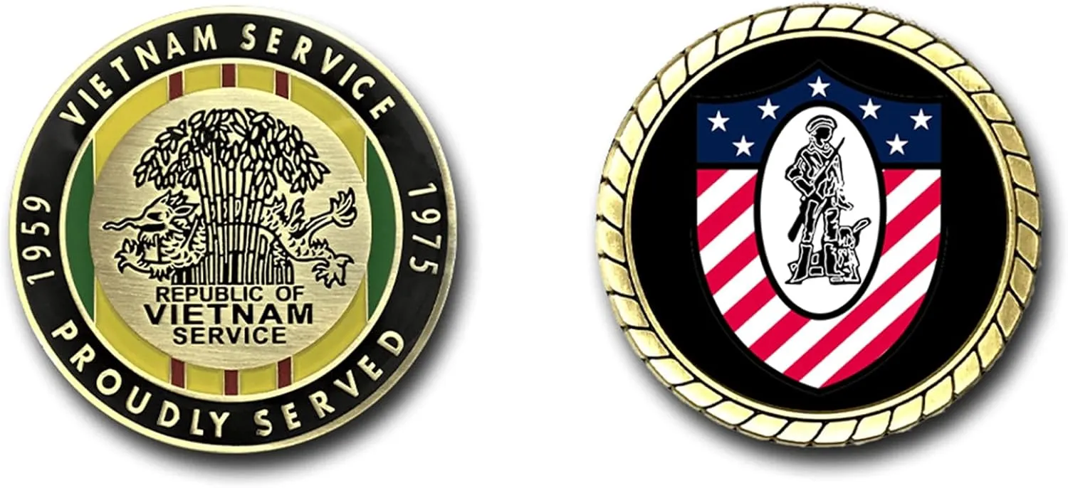 Military Productions USS Ranger CVA-61 Vietnam Service Challenge Coin