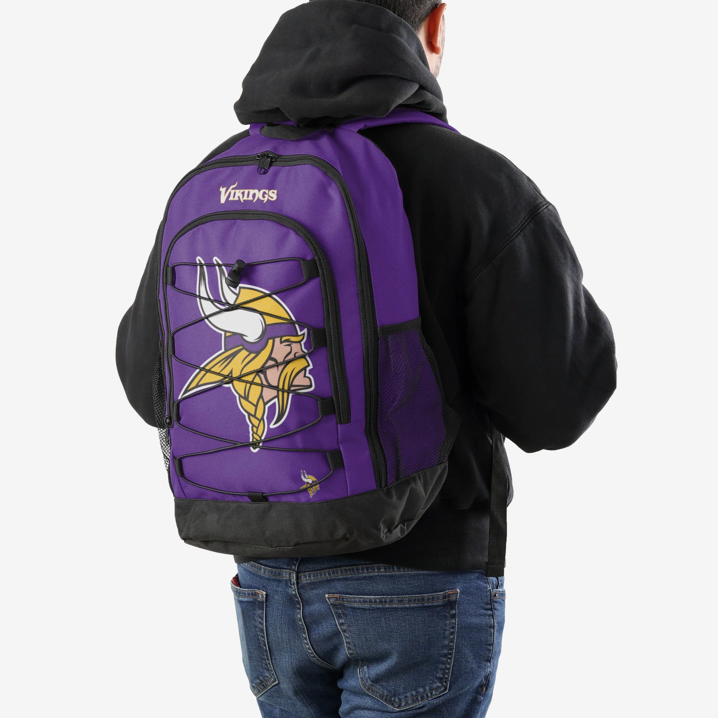 Minnesota Vikings Big Logo Bungee Backpack