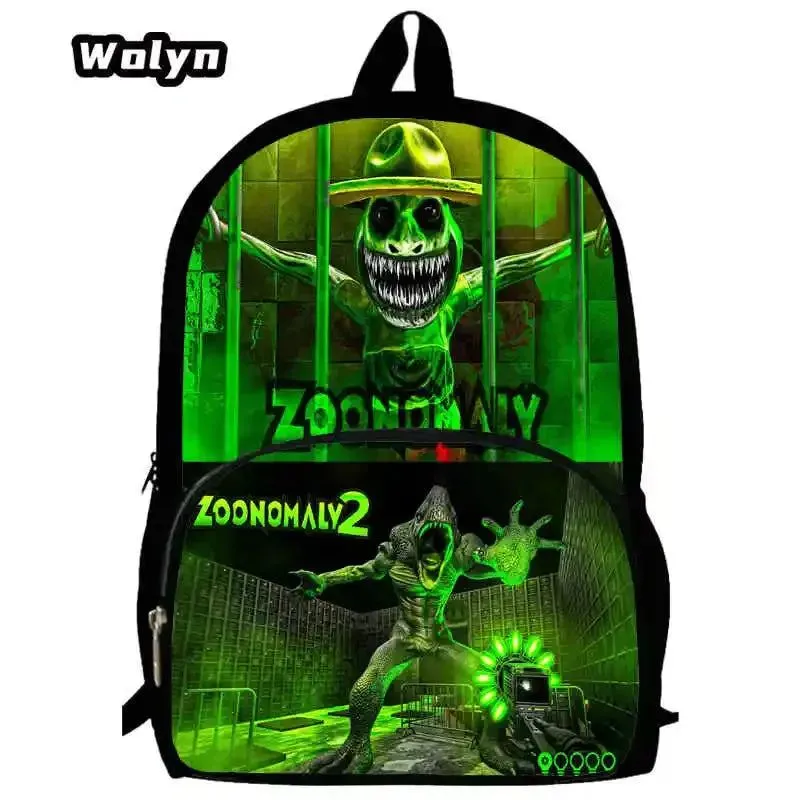 Mochila Zoonomaly Prints School Backpack for Grade 1-3  ,Large Cartoon School Bags for Boys Girls ,Children Satchel Backpack
