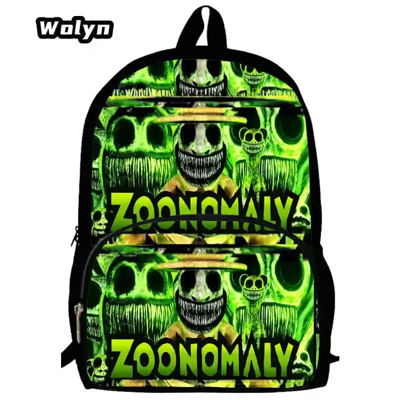 Mochila Zoonomaly Prints School Backpack for Grade 1-3  ,Large Cartoon School Bags for Boys Girls ,Children Satchel Backpack