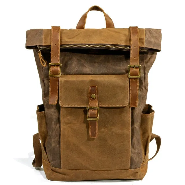 Model 11 MUCHUAN Leather Backpack