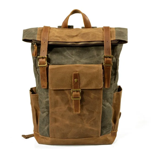 Model 11 MUCHUAN Leather Backpack