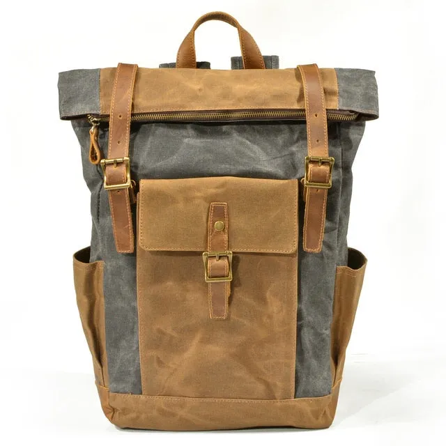 Model 11 MUCHUAN Leather Backpack