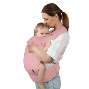 mommore Baby Carrier Newborn to Toddler, Ergonomic Baby Infant Carrier with Lumbar Support, Comfort with Adjustable Head Support, Easy to Put On, with Storage Bag