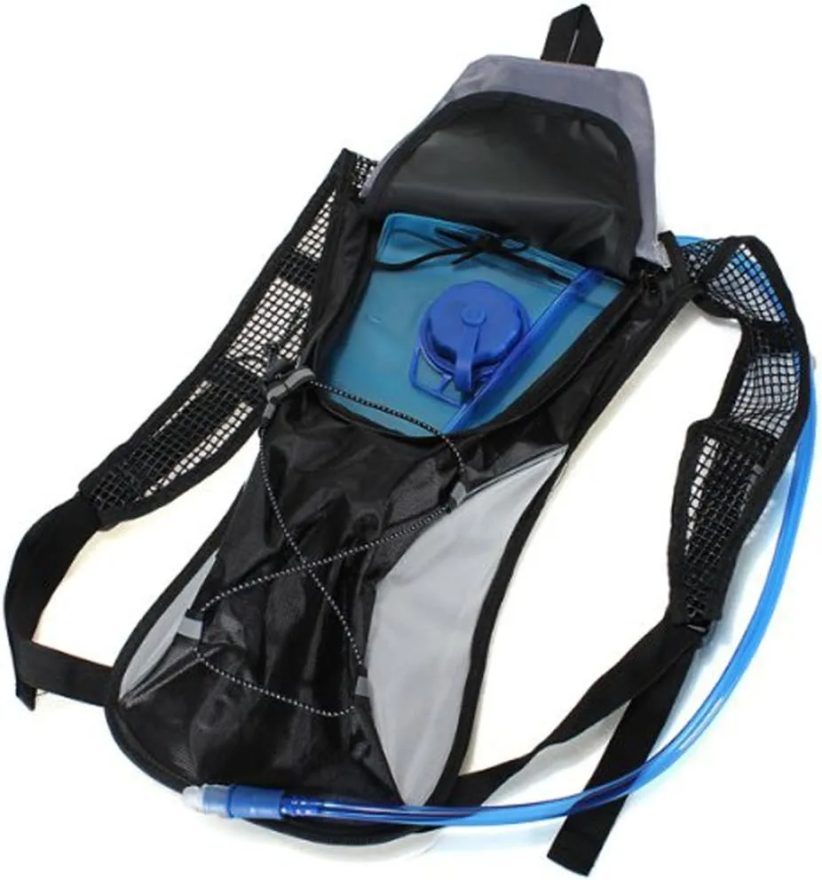Monvecle Hydration Pack Water Rucksack Backpack Bladder Bag Cycling Bicycle Bike/Hiking Climbing Pouch   2L Hydration Bladder