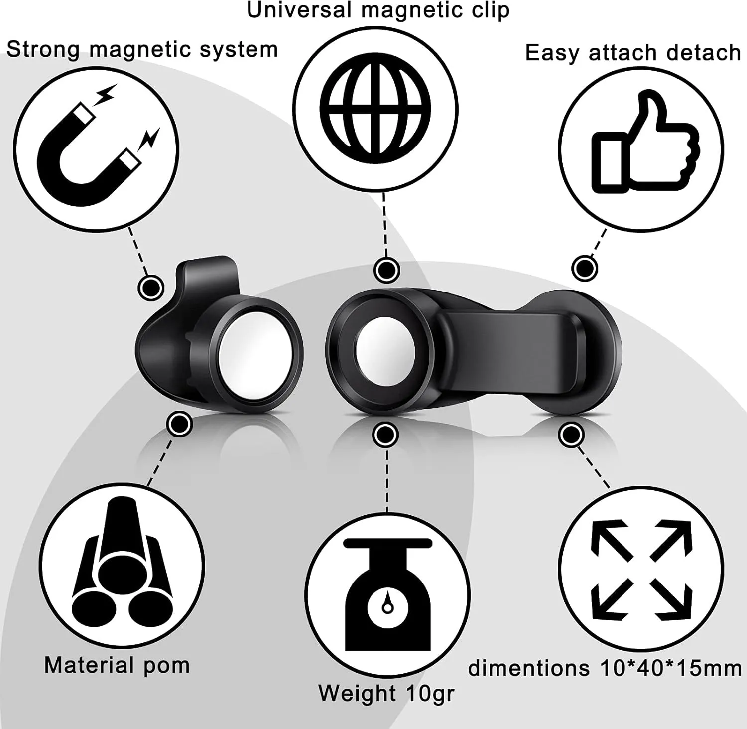 Moxweyeni 3 Pcs Bladder Clip Water Tube Hydration Hose Magnetic Clip Military Backpack Tactical Backpack Accessories Source Hydration Pack Water Bladder Holding Drinking Valve Tube in Place