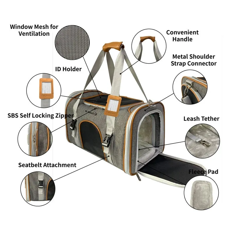 Mr. Peanut's Platinum Series Expandable Pet Carrier