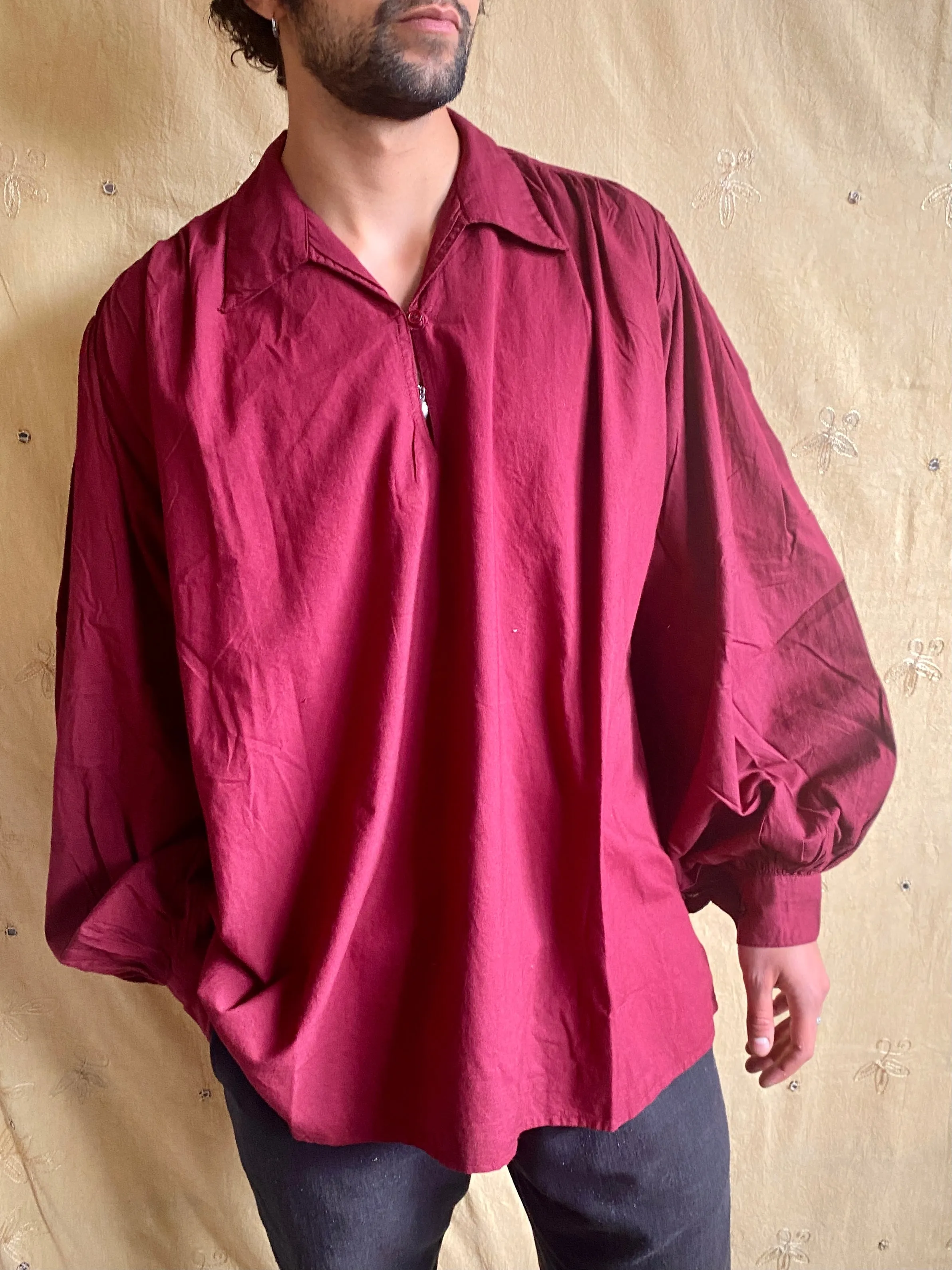 (Multi) Tie Dye Bishop Sleeve Festival Shirt