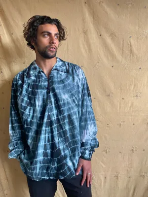(Multi) Tie Dye Bishop Sleeve Festival Shirt