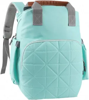 Mummy Bag Nappy maternal child Large Capacity Bag Travel Backpack Green 20 inches
