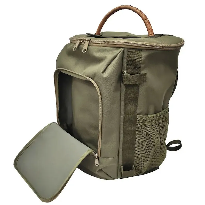 Mushroom Harvest Pack, Backpack with Twin Wicker Baskets Mushroom Picker