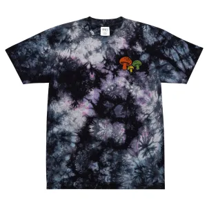 Mushroom UV Tie-dye Rave Shirt for Men Women Unisex
