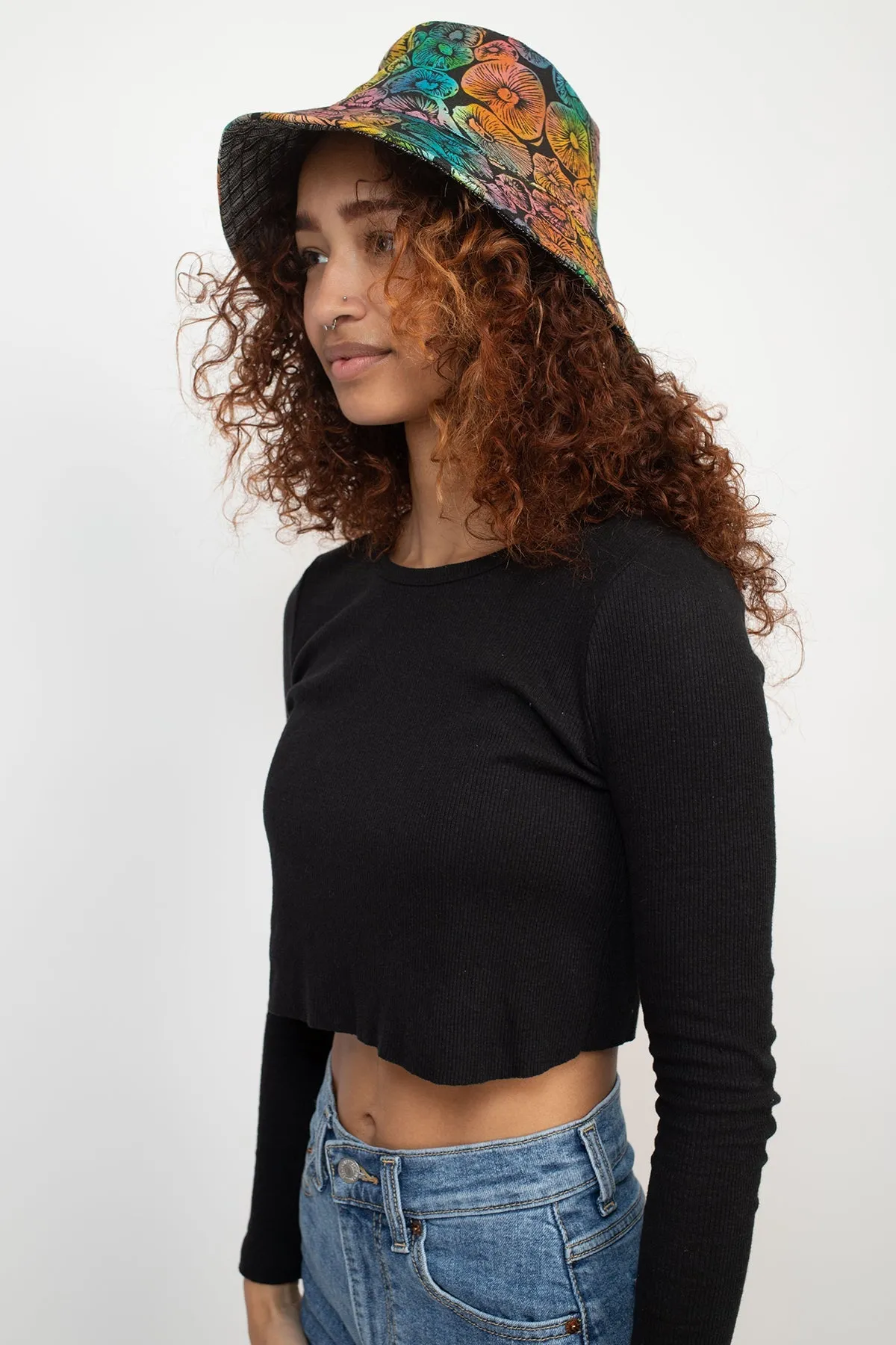 Mushrooms Print Bucket Hat