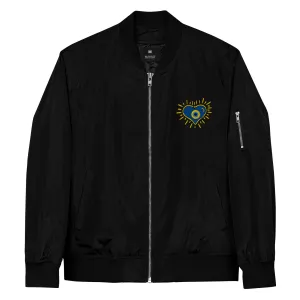 Mystic Gaze Embroidered Bomber Jacket