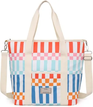 Nanxson Large Insulated Lunch Bag for Women Adult Reusable Leakproof Picnic Lunch Box Freezable Cooler Tote Bag