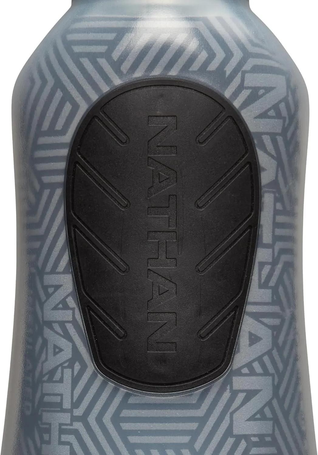 Nathan Insulated Handheld Flask 18oz - Double-Wall Insulation - Ergonomic Grip with Blast Valve Cap - Secure Pockets for Phone/Keys - Reflective - Ideal for Running, SpeedDraw 2, Black
