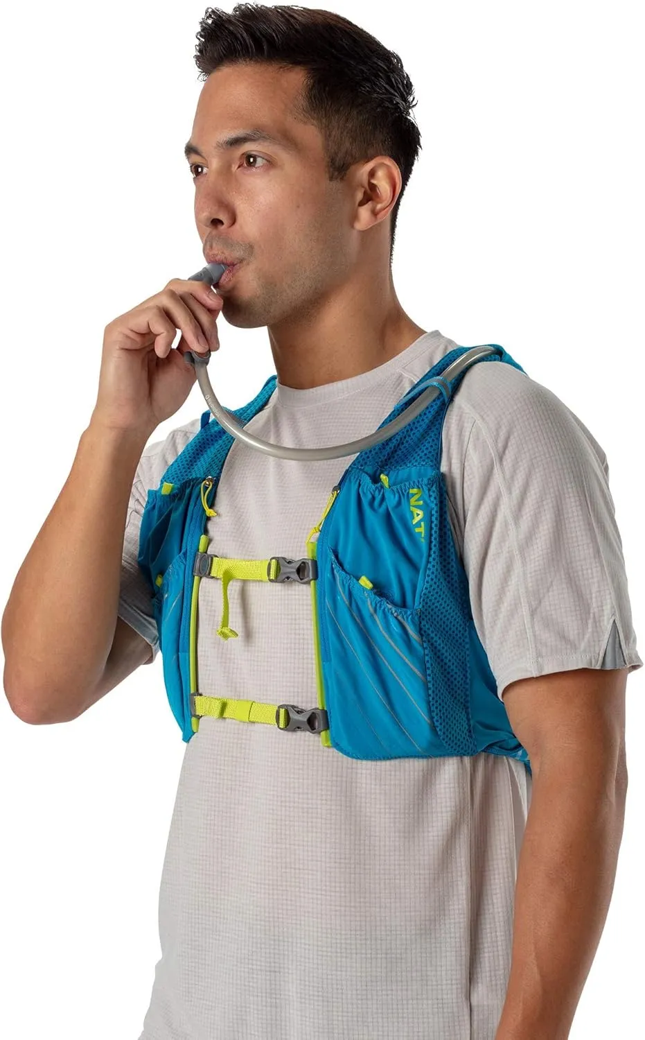 Nathan Pinnacle 12L Race Vest & Hydration Pack with 1.6L Bladder, Water-Resistant Pockets, Lightweight & Moisture Wicking