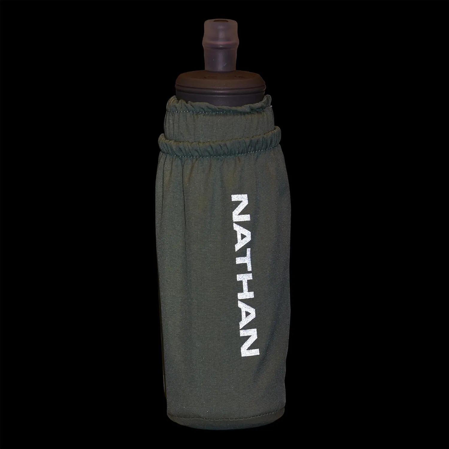 Nathan - Pinnacle 14oz Soft Flask Sage Green/Reflective Silver OSFM