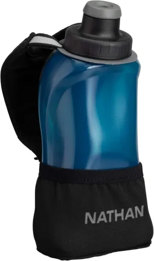 Nathan Running Handheld Water Bottle Adjustable No-Grip. Quick Squeeze Lite Hand Strap. 12oz / 18oz / Insulated. Reflective Hydration Water Bottle.