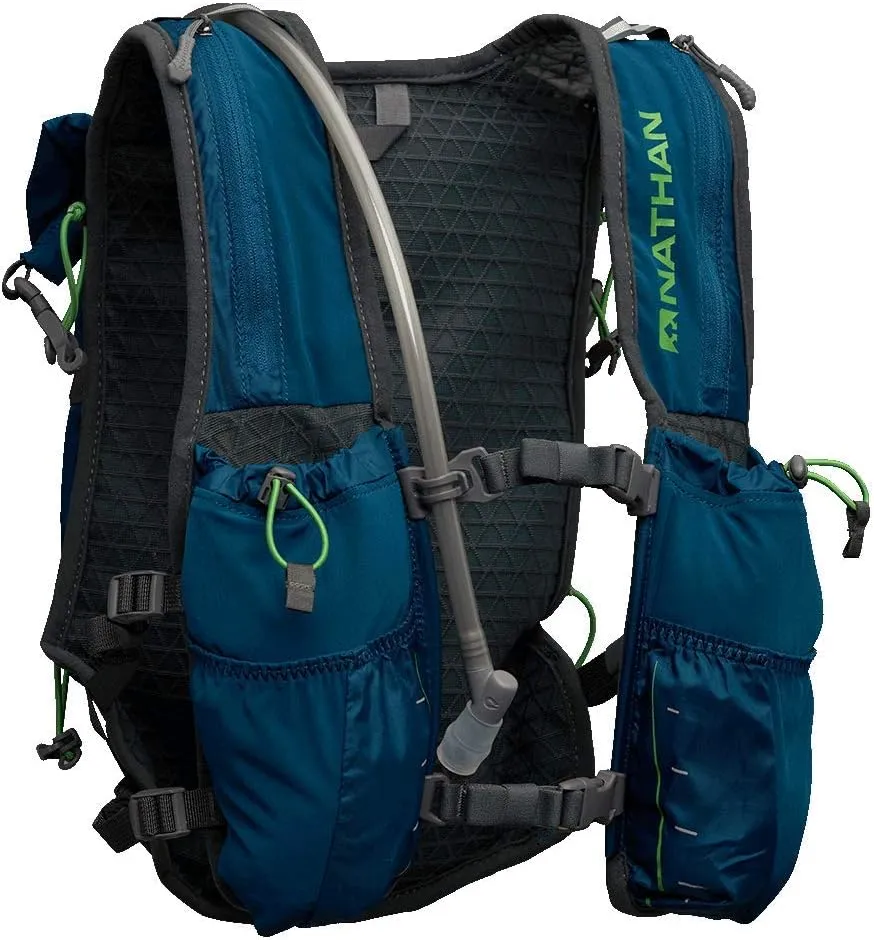 Nathan TrailMix Running Vest/Hydration Pack. 12L (12 Liters) for Men and Women | 2L Bladder Included (2 liters). Zipper, Pocket