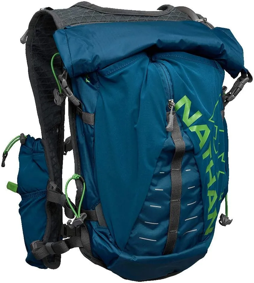 Nathan TrailMix Running Vest/Hydration Pack. 12L (12 Liters) for Men and Women | 2L Bladder Included (2 liters). Zipper, Pocket