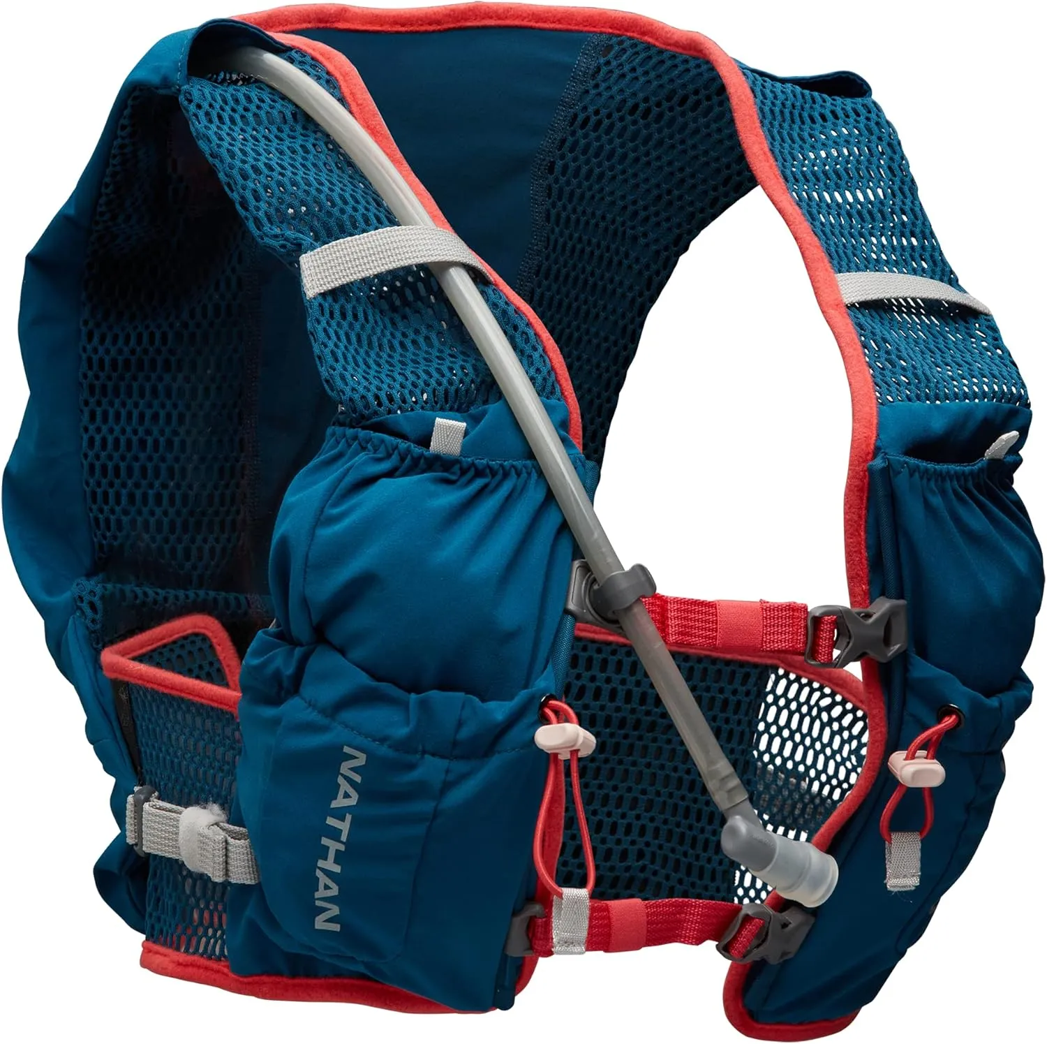 Nathan VaporAir Lite 4 Liter Vest & Hydration Pack with 2L Bladder, Front Water Bottle Pockets, Soft & Breathable Material for Comfort