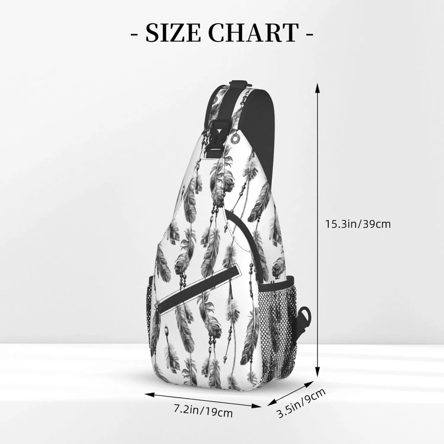 Native Southwest American Indian Sling Bag Crossbody Backpack Shoulder Chest Bag for Women Men Travel Hiking Daypack