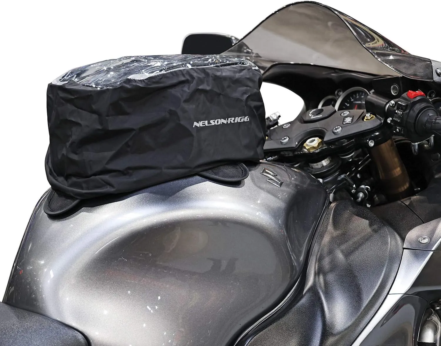 Nelson-Rigg Commuter Sport Tank Bag Magnetic and Strap Dual Mount
