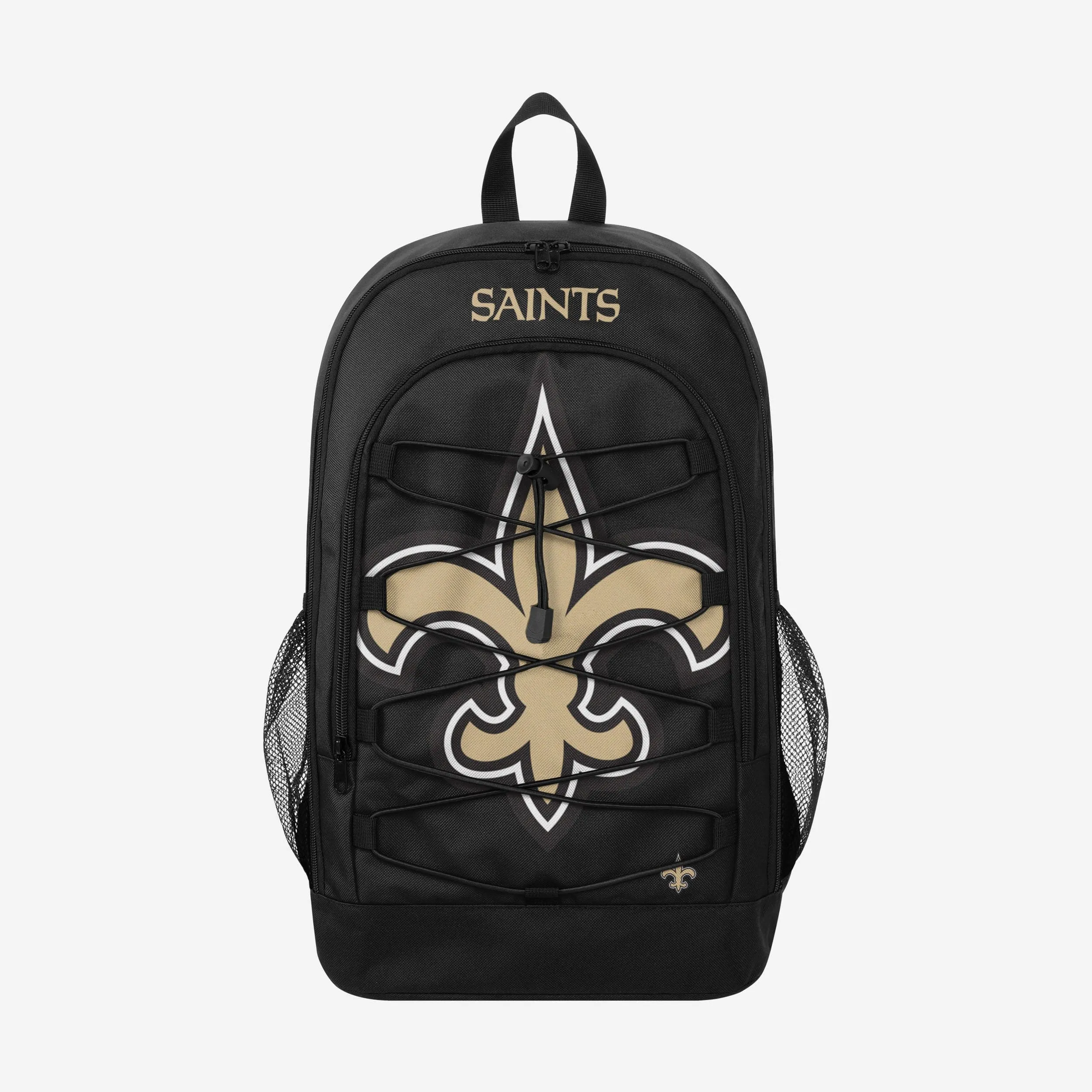 New Orleans Saints Big Logo Bungee Backpack