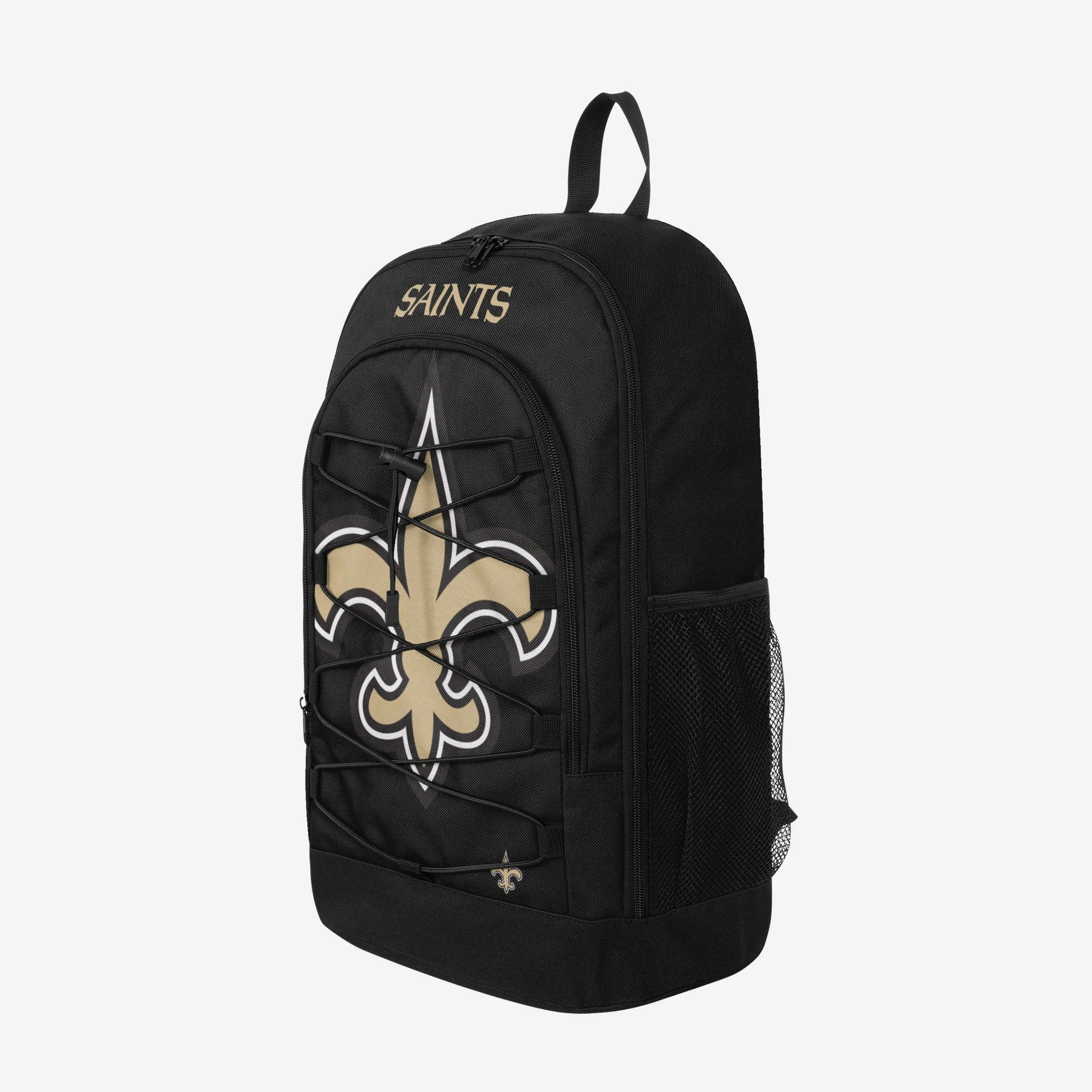 New Orleans Saints Big Logo Bungee Backpack