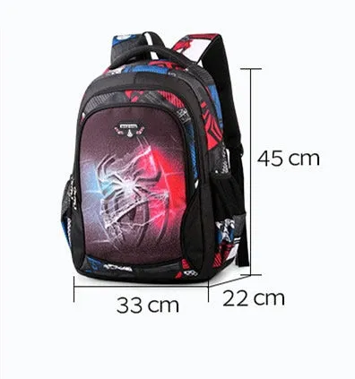 New Spiderman School Bag Boys anime Backpack Kids Children Cartoon School Bags Backpacks Baby Child Infantil Escolar Mochilas