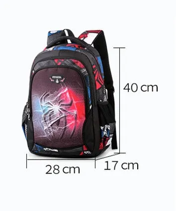 New Spiderman School Bag Boys anime Backpack Kids Children Cartoon School Bags Backpacks Baby Child Infantil Escolar Mochilas