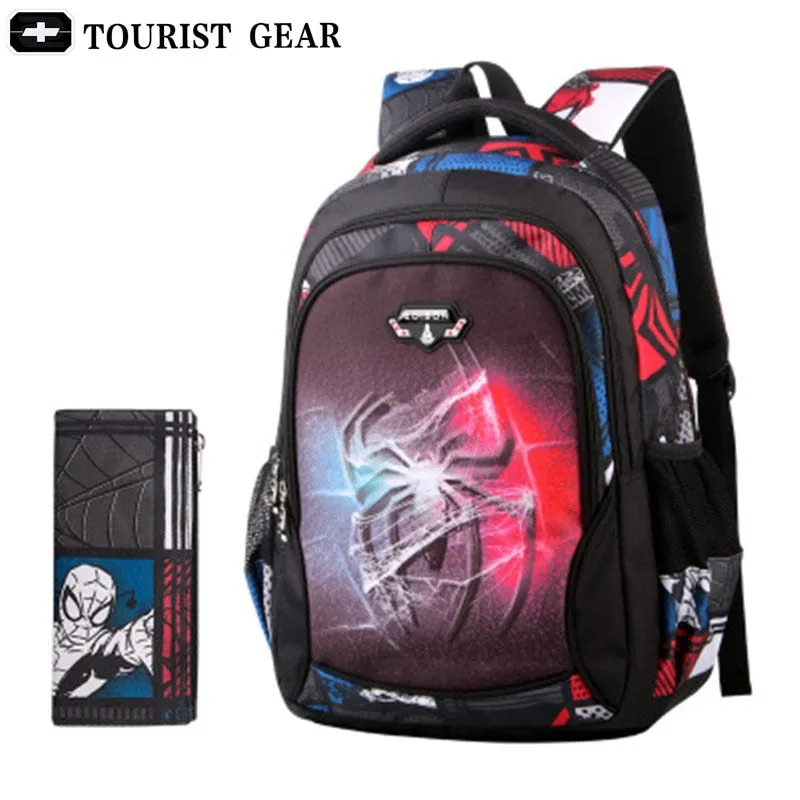 New Spiderman School Bag Boys anime Backpack Kids Children Cartoon School Bags Backpacks Baby Child Infantil Escolar Mochilas
