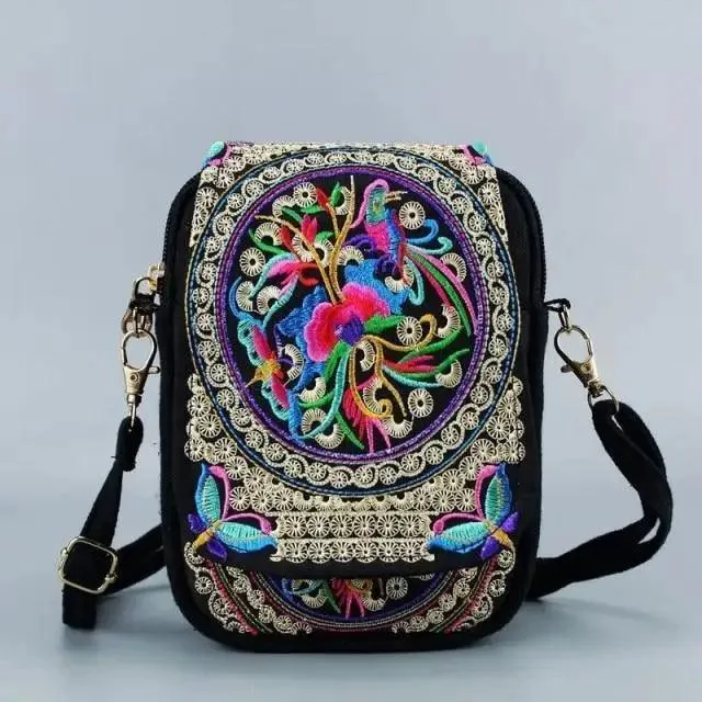 New Vintage Handmade Women Mini Crossbody Bag Pouch, Small Handbag Coin Purse, Style For Ladies