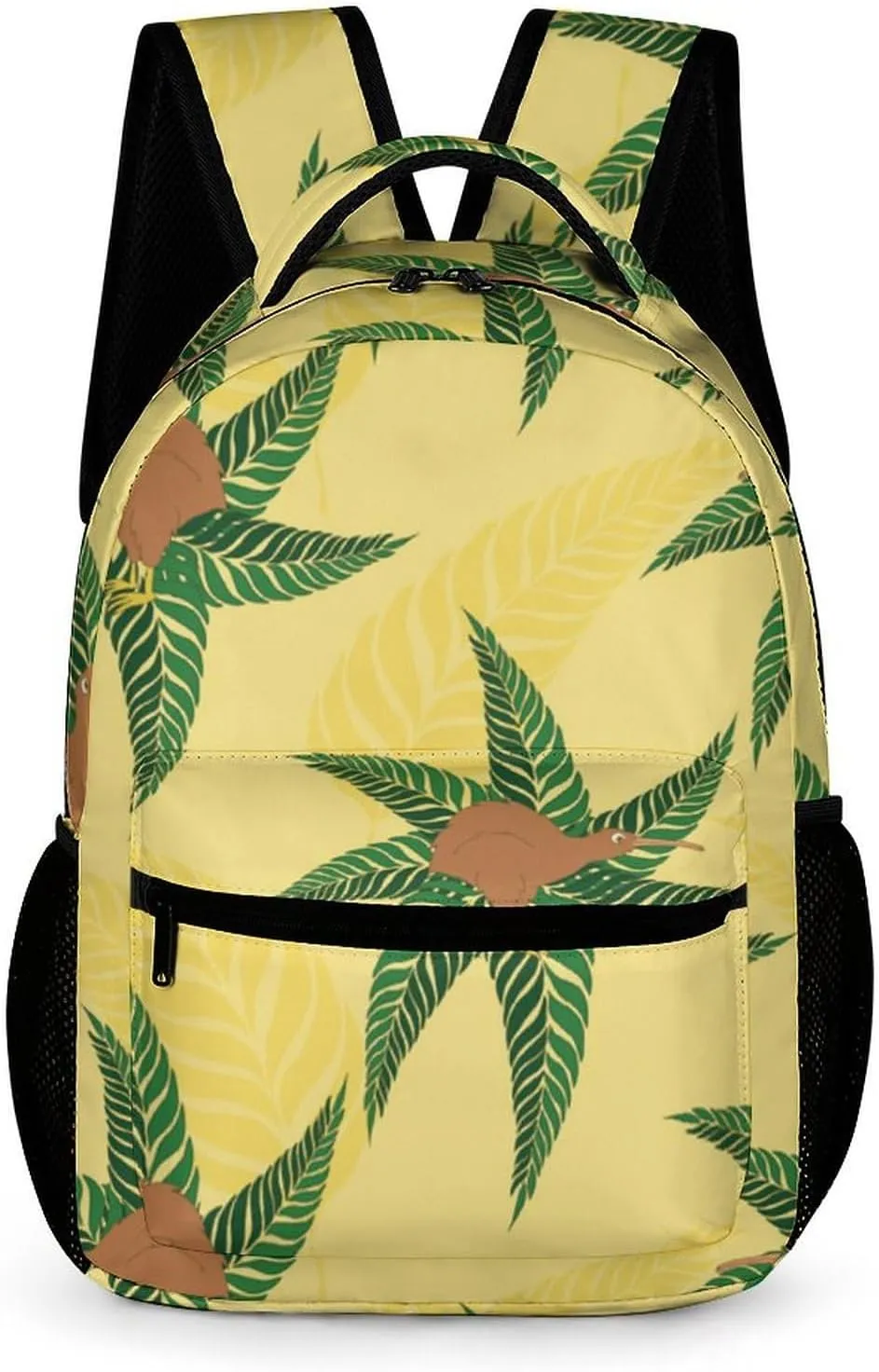 New Zealand Kiwi Bird Basic Backpack Fashion Pattern Travel Hiking Shoulder Bag Unisex