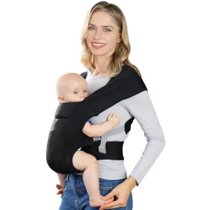 Newborn Carrier, Cozy Baby Carrier, Ergonomic Baby Wrap Carrier, Deep Grey