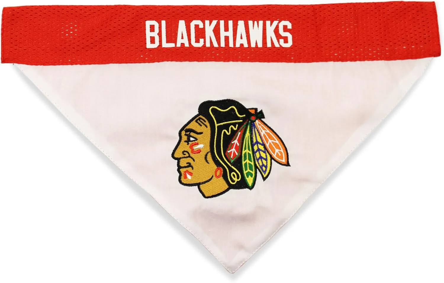 NHL CHICAGO BLACKHAWKS BANDANA for DOGS & CATS, Large/X-Large. - Cute & Stylish Bandana! The Perfect HOCKEY FAN Scarf Bandana, great for Birthdays or any Party!