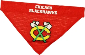 NHL CHICAGO BLACKHAWKS BANDANA for DOGS & CATS, Large/X-Large. - Cute & Stylish Bandana! The Perfect HOCKEY FAN Scarf Bandana, great for Birthdays or any Party!