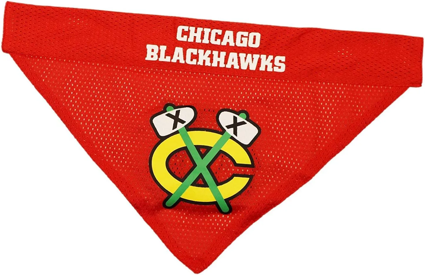 NHL CHICAGO BLACKHAWKS BANDANA for DOGS & CATS, Large/X-Large. - Cute & Stylish Bandana! The Perfect HOCKEY FAN Scarf Bandana, great for Birthdays or any Party!