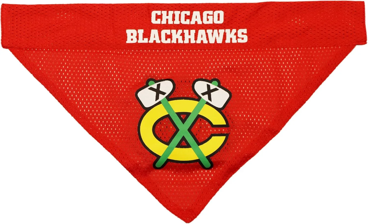 NHL CHICAGO BLACKHAWKS BANDANA for DOGS & CATS, Large/X-Large. - Cute & Stylish Bandana! The Perfect HOCKEY FAN Scarf Bandana, great for Birthdays or any Party!