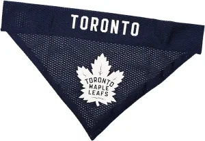 NHL Toronto Maple Leafs Bandana for Dogs & Cats, Large/X-Large. - Cute & Stylish Bandana! The Perfect Hockey Fan Scarf Bandana, Great for Birthdays Or Any Party!