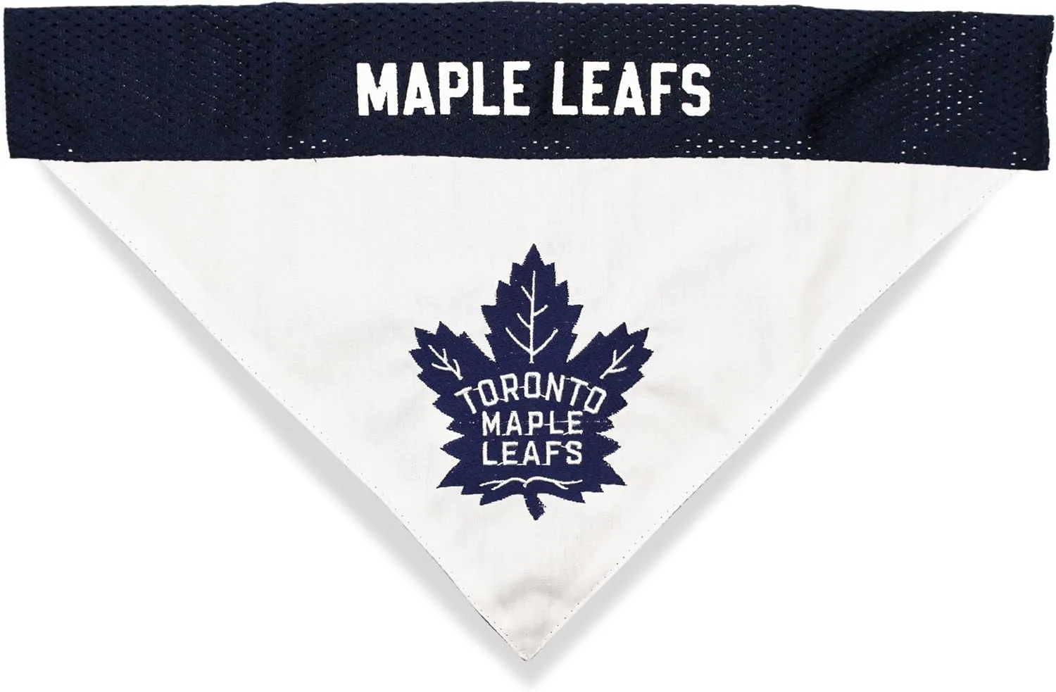 NHL Toronto Maple Leafs Bandana for Dogs & Cats, Large/X-Large. - Cute & Stylish Bandana! The Perfect Hockey Fan Scarf Bandana, Great for Birthdays Or Any Party!