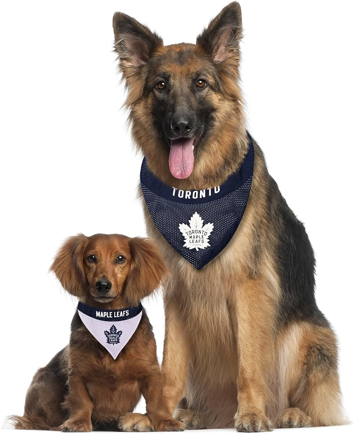 NHL Toronto Maple Leafs Bandana for Dogs & Cats, Large/X-Large. - Cute & Stylish Bandana! The Perfect Hockey Fan Scarf Bandana, Great for Birthdays Or Any Party!