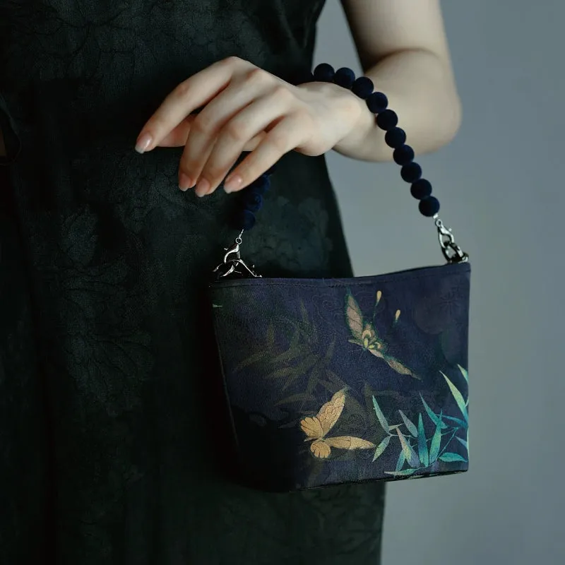 Night Garden Cheongsam Crossbody Bag for Women