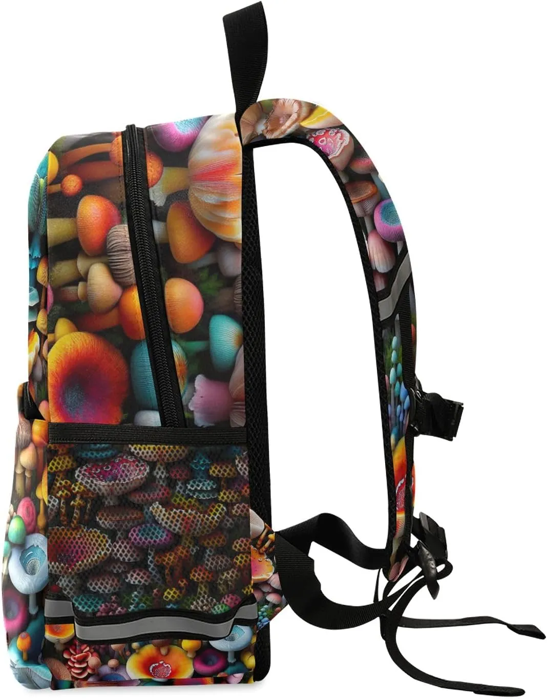 ODAWA Colorful Small Mushrooms Toddlers Backpacks Boys Kids Leash Backpack
