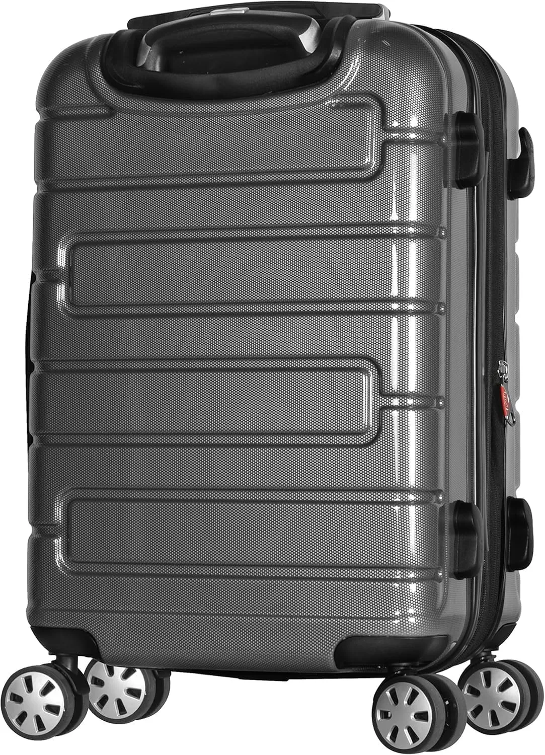 Olympia U.S.A. Nema 22-inch Carry On Luggage Expandable Lightweight Hardside Double 4 Wheel Spinner Suitcase with TSA Lock and Hidden Laptop Compartment